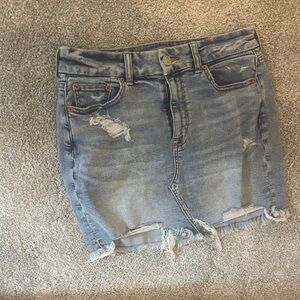 American eagle denim skirt